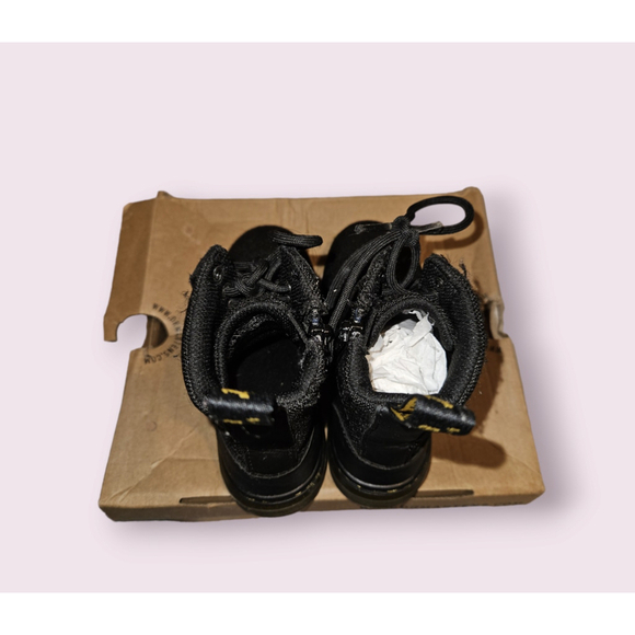 Dr. Martens Kids' Combs Lace Up Boot Toddler Size 12 Black NEW WITH BOX - Picture 8 of 12
